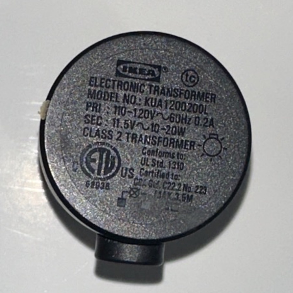 Ikea Hopen 501.193.70 10W Under Inside CABINET LIGHT Wardrobe Spotlight Low Volt - Picture 6 of 13